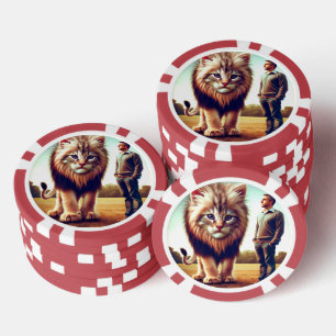Lot De Jeton De Poker Kitten Art