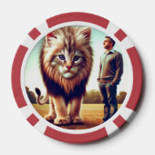 Lot De Jeton De Poker Kitten Art (Verso)