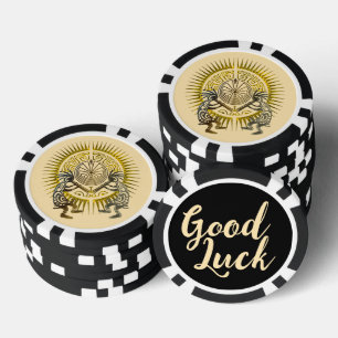 Lot De Jeton De Poker Kokopelli Duo - Homme Dans Le Maze - Soleil 1