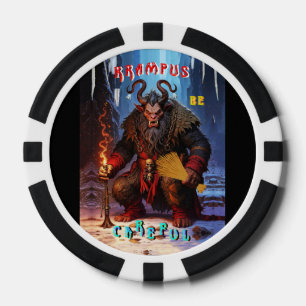 Lot De Jeton De Poker Krampus Soyez prudent