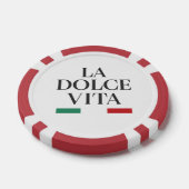 Lot De Jeton De Poker La Dolce Vita Italien Poker Chip - Jouer avec Styl (Simple)