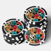 Lot De Jeton De Poker La foule de chats (Empiler)