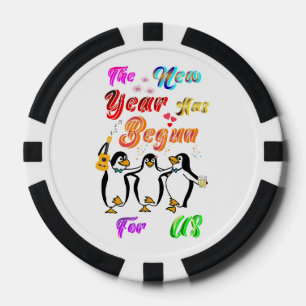 Lot De Jeton De Poker La Nouvelle Année A Commencé Pour Nous