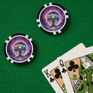 Lot De Jeton De Poker L'Arbre Céleste des Royaumes Éternels
