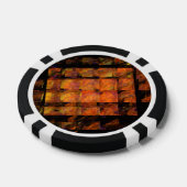 Lot De Jeton De Poker L'art Abstrait au mur (Simple)