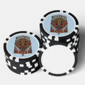 Lot De Jeton De Poker Le Géant Douce : Conception Artistique d'Éléphant (Empiler)