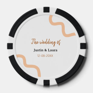 Lot De Jeton De Poker Le mariage de nom de la mariée date pêche