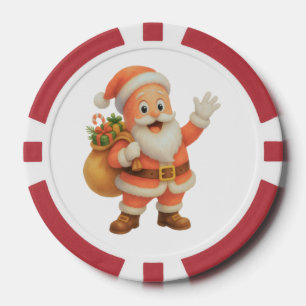 Lot De Jeton De Poker Le Père Noël arrive en ville.. Avec du Salami !