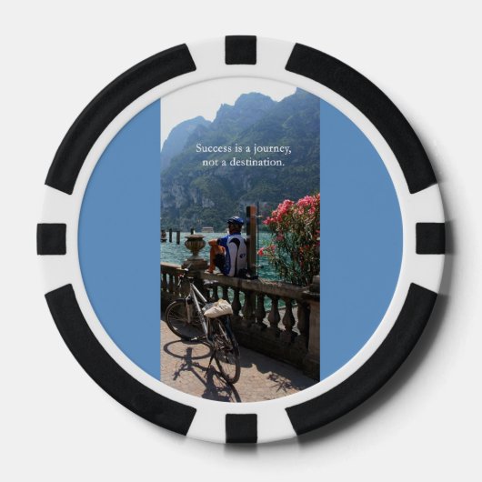 Lot De Jeton De Poker Le succès est un voyage (Recto)