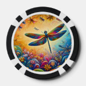 Lot De Jeton De Poker Le voyage de la libellule (Verso)