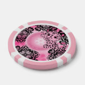 Lot De Jeton De Poker Léa le Léopard Rose (Simple)