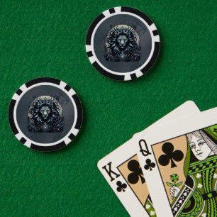 Lot De Jeton De Poker L'élégance royale, regard majestueux orné de la tê