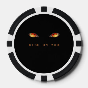 Lot De Jeton De Poker Les Yeux Sur Vous