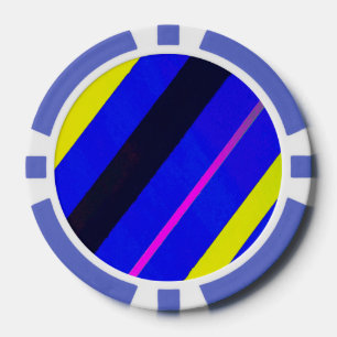 Lot De Jeton De Poker Lignes colorées