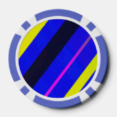 Lot De Jeton De Poker Lignes colorées (Verso)
