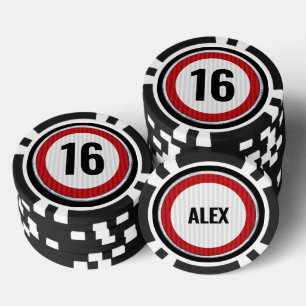 Lot De Jeton De Poker Limite de vitesse 16 ans 