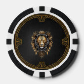 Lot De Jeton De Poker Lion majestueux (Recto)