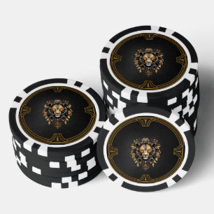 Lot De Jeton De Poker Lion majestueux