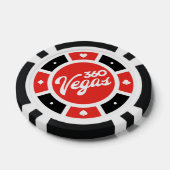 Lot De Jeton De Poker Logo 360 Vegas Chip - Retour (Simple)