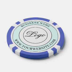 Lot De Jeton De Poker Logo et texte de nom d'entreprise à marque personn