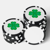 Lot De Jeton De Poker Lucky Four Leaf Shamrock (Empiler)
