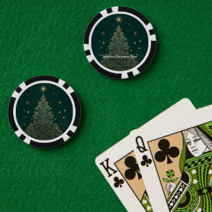 Lot De Jeton De Poker « Lueur de Noël de luxe »