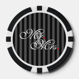 Lot De Jeton De Poker M. et Mme Mari Femme Ses Nouvelles Mauvaises Hères