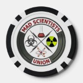 Lot De Jeton De Poker Mad Scientist Union (Verso)
