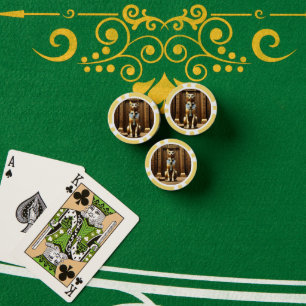 Lot De Jeton De Poker Majesté Intemporelle : Le Chat Pharaon Égyptien Do