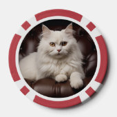 Lot De Jeton De Poker Majestic white cat (Verso)