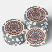 Lot De Jeton De Poker Mandala Architectural (Empiler)