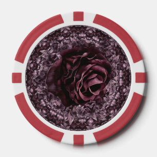 Lot De Jeton De Poker Mandala de rose
