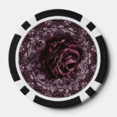 Lot De Jeton De Poker Mandala de rose (Verso)