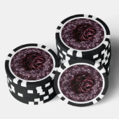 Lot De Jeton De Poker Mandala de rose (Empiler)