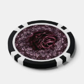Lot De Jeton De Poker Mandala de rose (Simple)