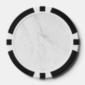 Lot De Jeton De Poker Marbre Blanc (Recto)