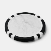 Lot De Jeton De Poker Marbre Blanc (Simple)