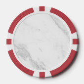 Lot De Jeton De Poker Marbre Blanc (Recto)