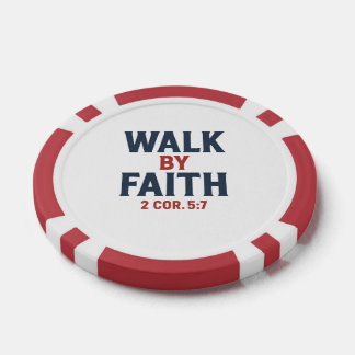 Lot De Jeton De Poker Marcher par la foi 2 Cor 5:7