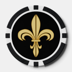 Lot De Jeton De Poker Mardi Gras Fleur De Lis