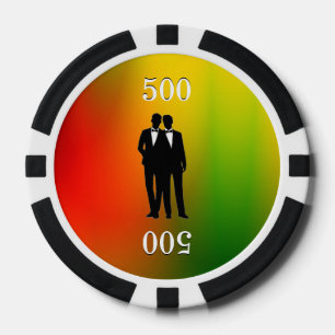 Lot De Jeton De Poker Mariage Gay Rainbow
