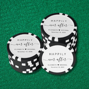 Lot De Jeton De Poker Mariage heureux pour toujours