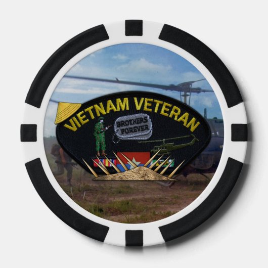 Lot De Jeton De Poker marine de l'armée (Recto)