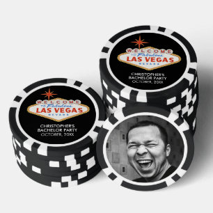 Lot De Jeton De Poker Marqueur de golf de faveur de célibataire de Las V