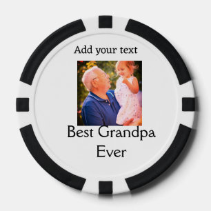 Lot De Jeton De Poker Meilleur grand-père jamais grand-père photo cadeau