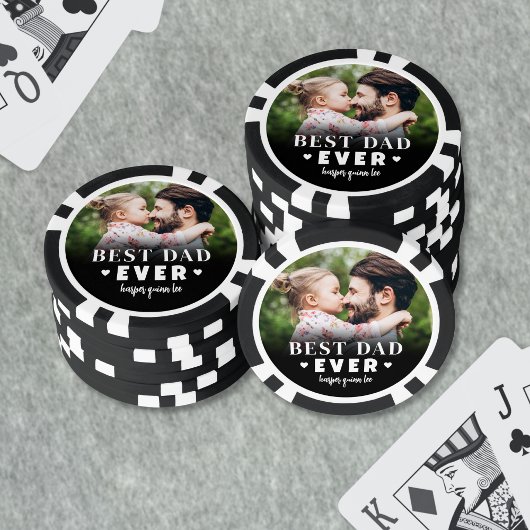 Lot De Jeton De Poker Meilleur papa jamais photo