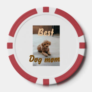 Lot De Jeton De Poker Meilleure maman de chien marron flaque journee des