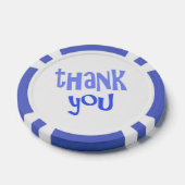 Lot De Jeton De Poker merci l'art texte (Simple)