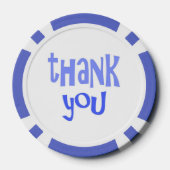 Lot De Jeton De Poker merci l'art texte (Verso)