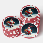 Lot De Jeton De Poker Merry Christmas  (Empiler)